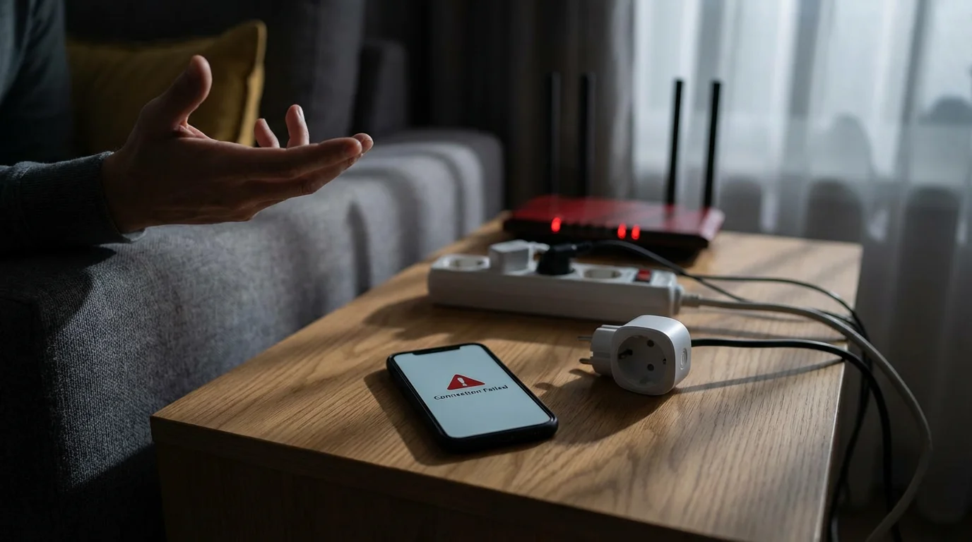 1. Smart Plug Won't Connect to Wi-Fi illustration