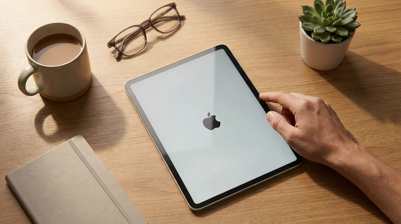 2. Turn On Your iPad illustration