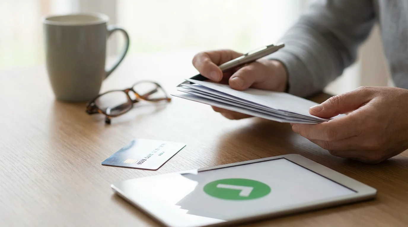 3. Paying Bills: illustration