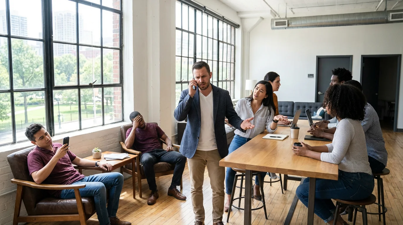 3. The Call Keeps Dropping. illustration