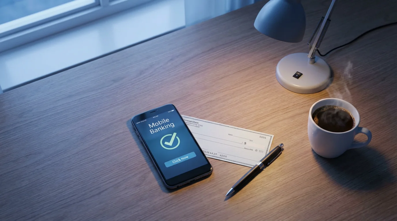 4. Depositing Checks (Mobile Deposit): illustration