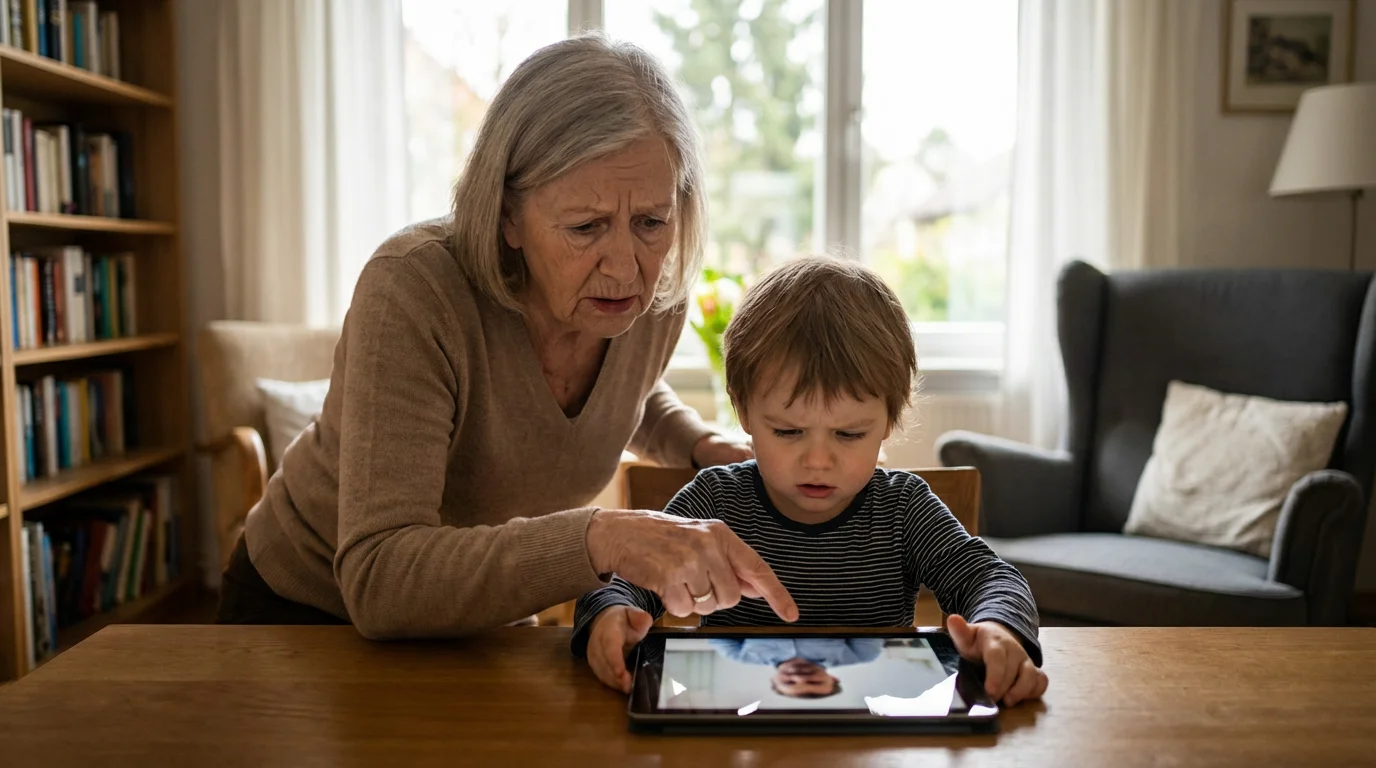 4. My Grandchild is Having Trouble Joining. illustration