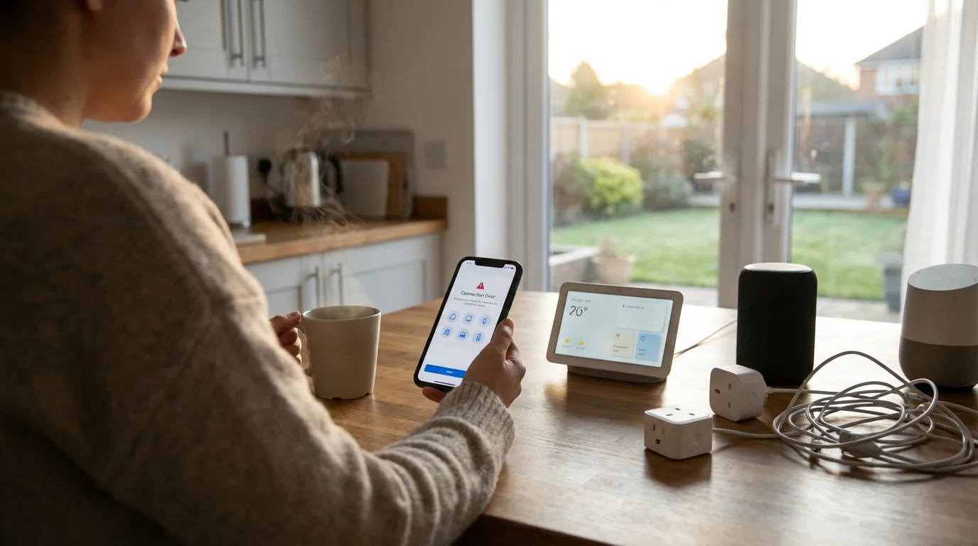 4. My smart home devices are not connecting to Google Nest. illustration