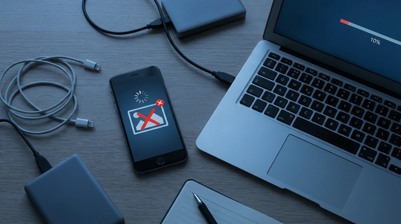 4. "Photos and Videos Are Not Sending." illustration