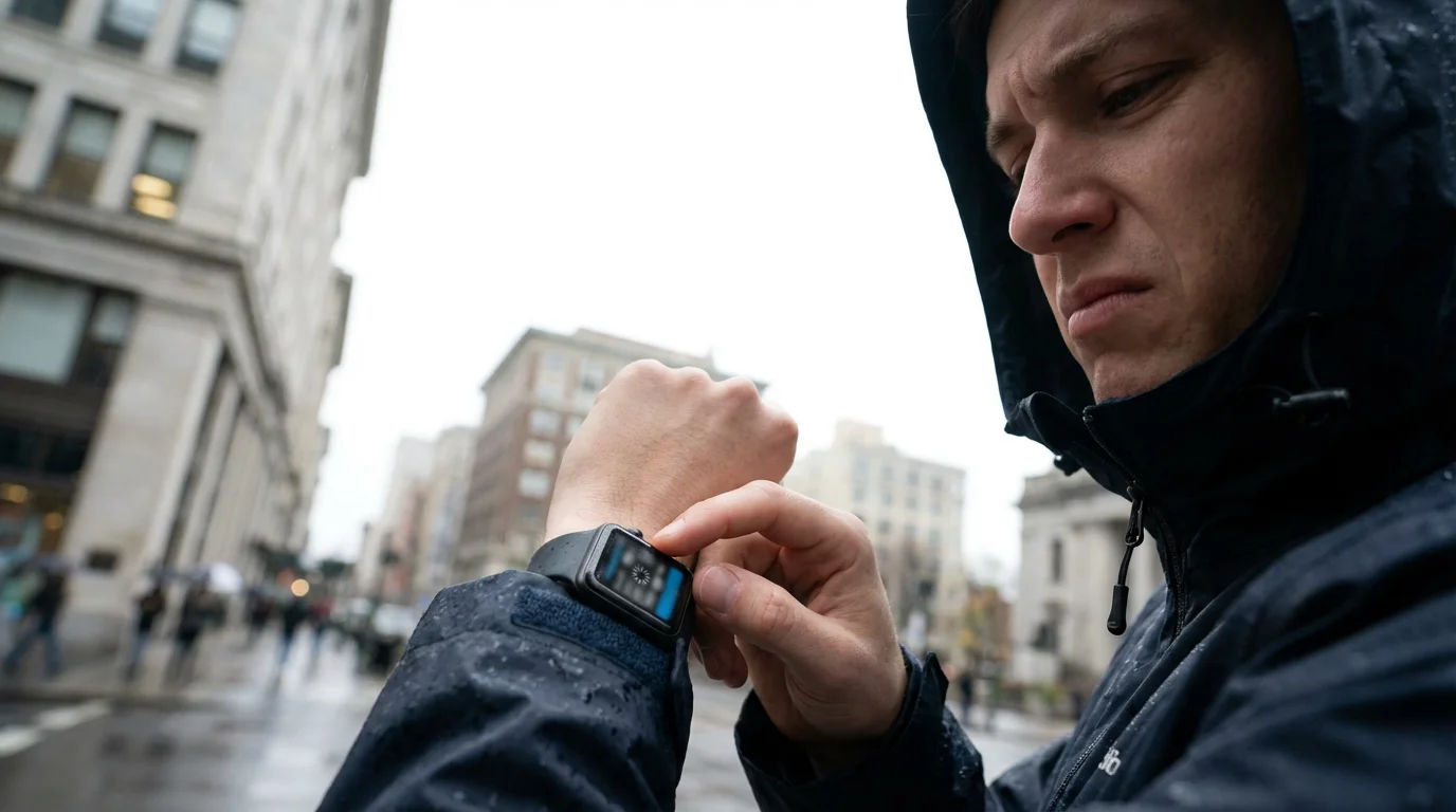 5. Screen Not Responding or Watch Frozen illustration