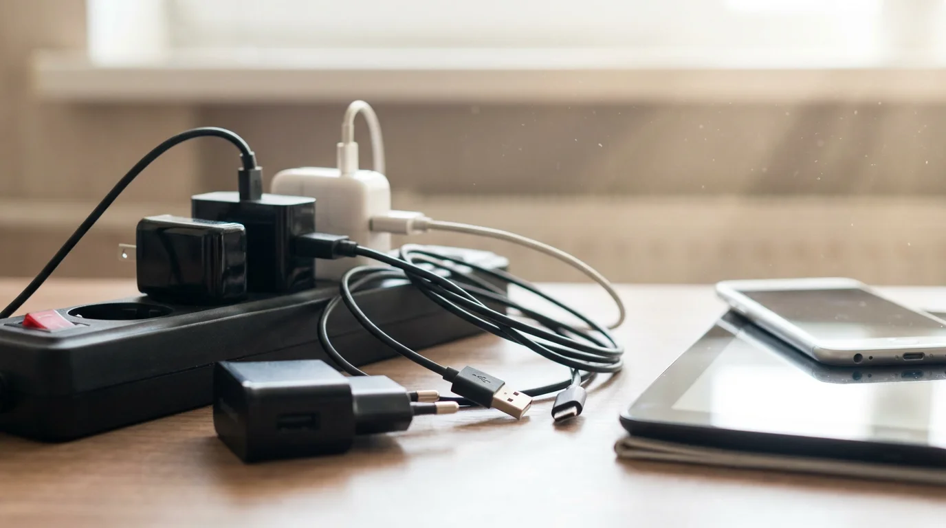 6. Power Off Chargers and Electronics illustration