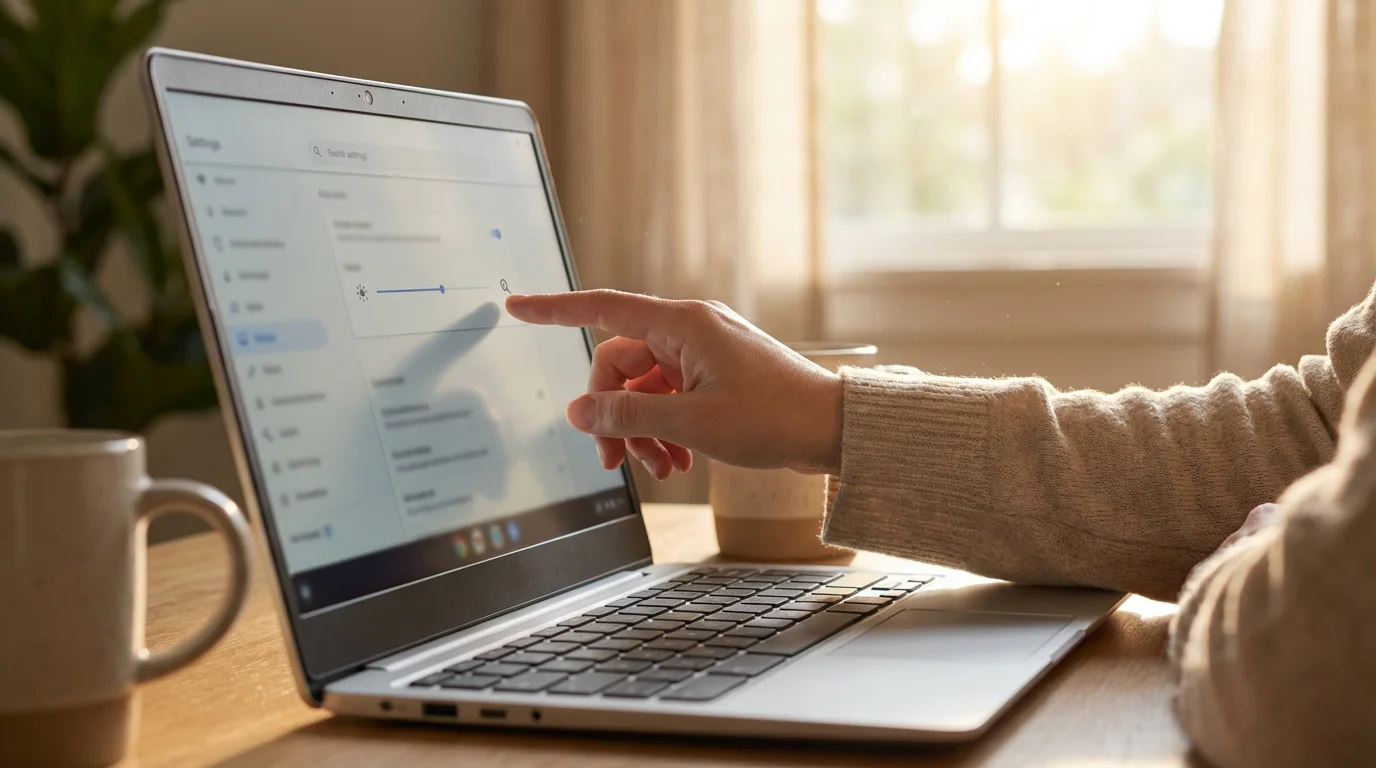 Adjusting Display Size (Resolution) on Chromebooks illustration