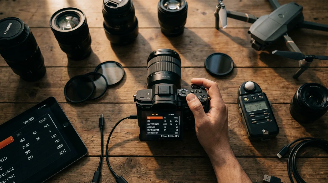 Adjusting Photo and Video Settings illustration