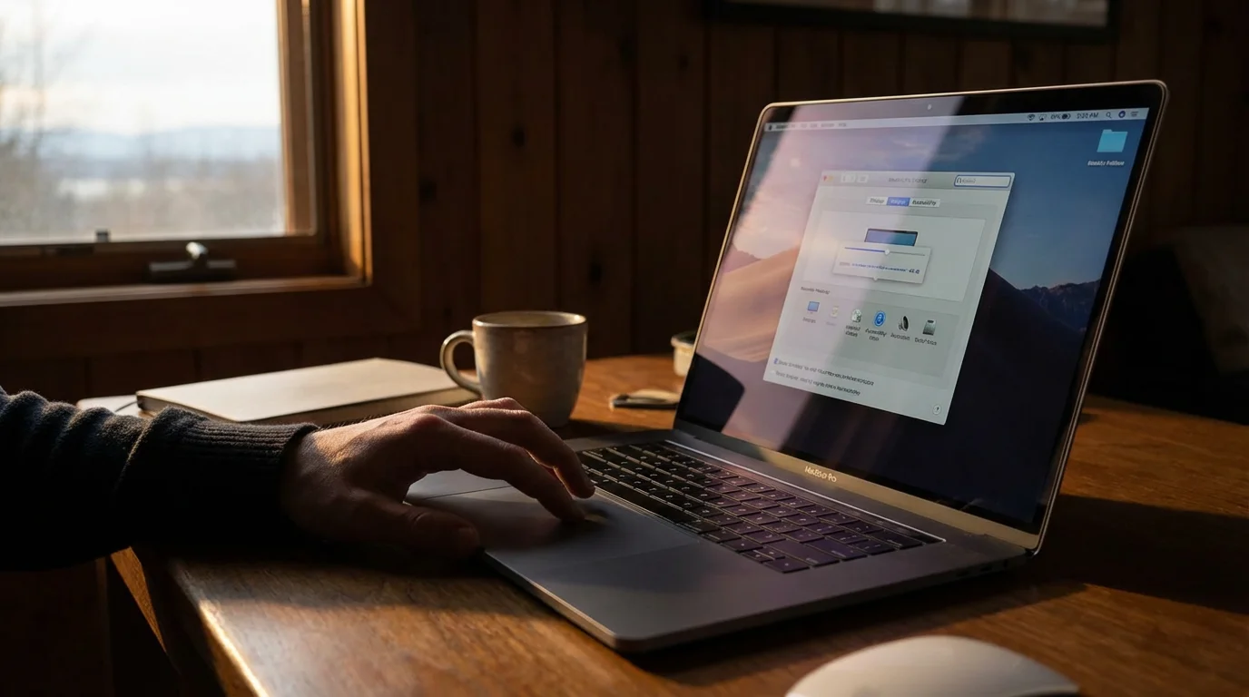 Adjusting Screen Elements on macOS illustration