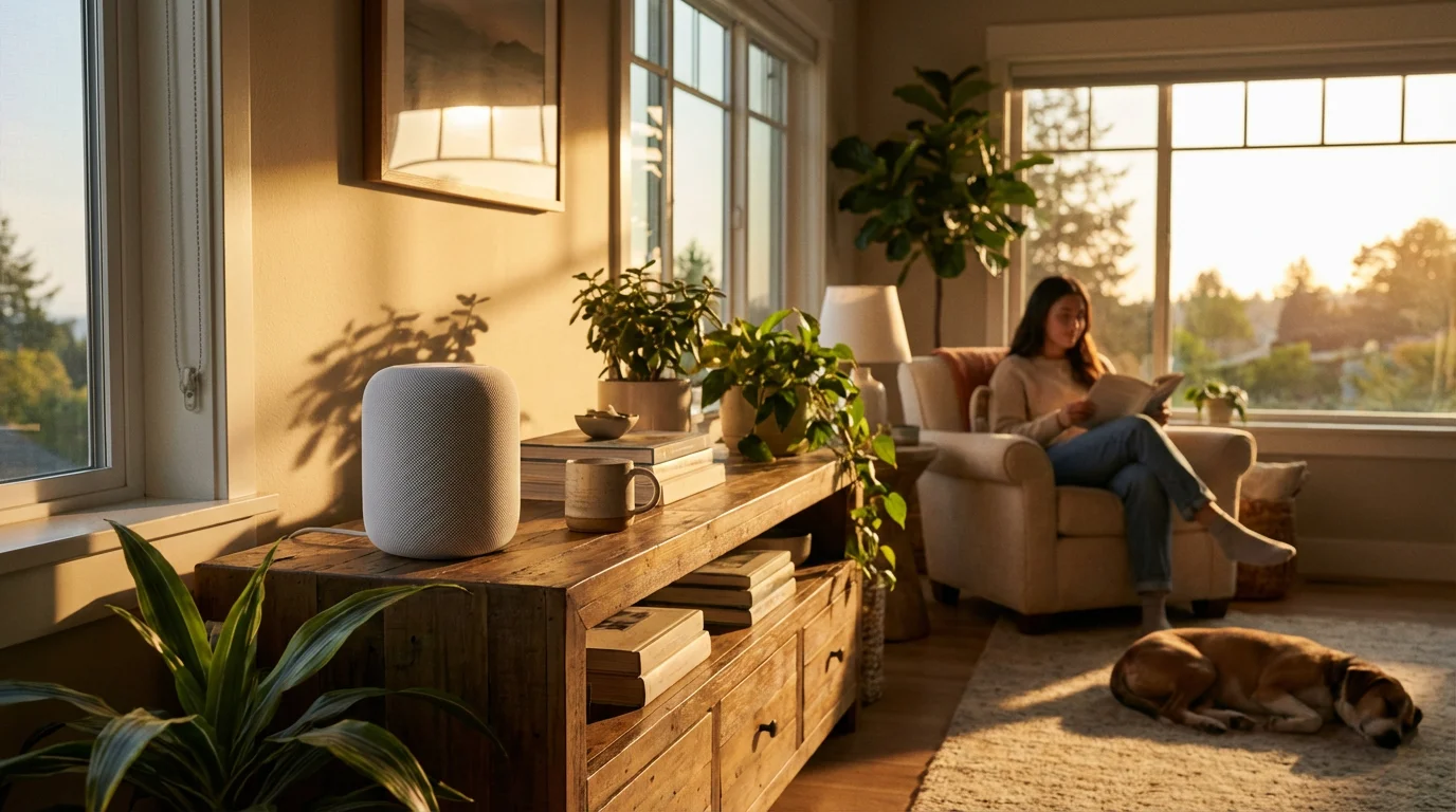 Apple HomePod (Siri) illustration