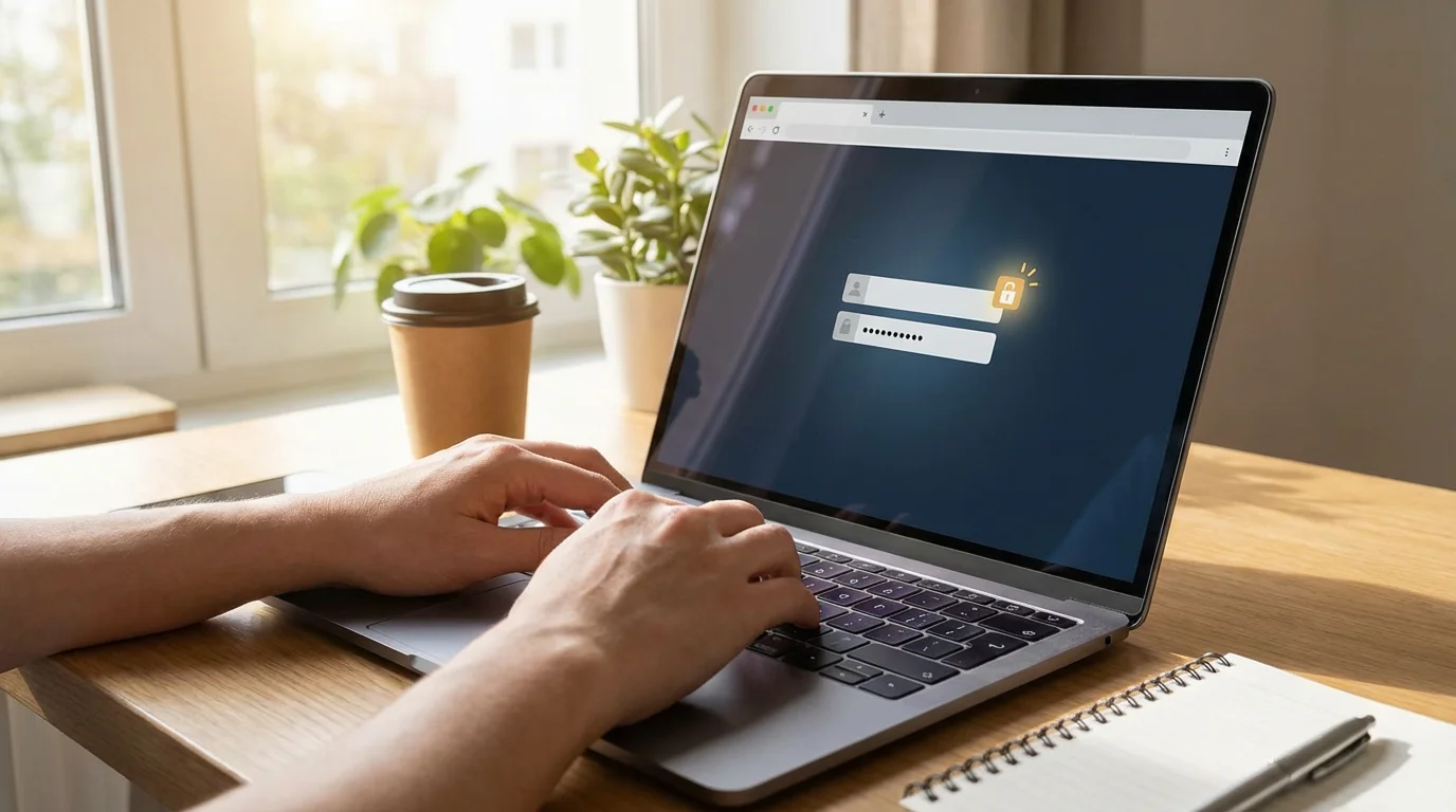Automatic Filling of Logins illustration