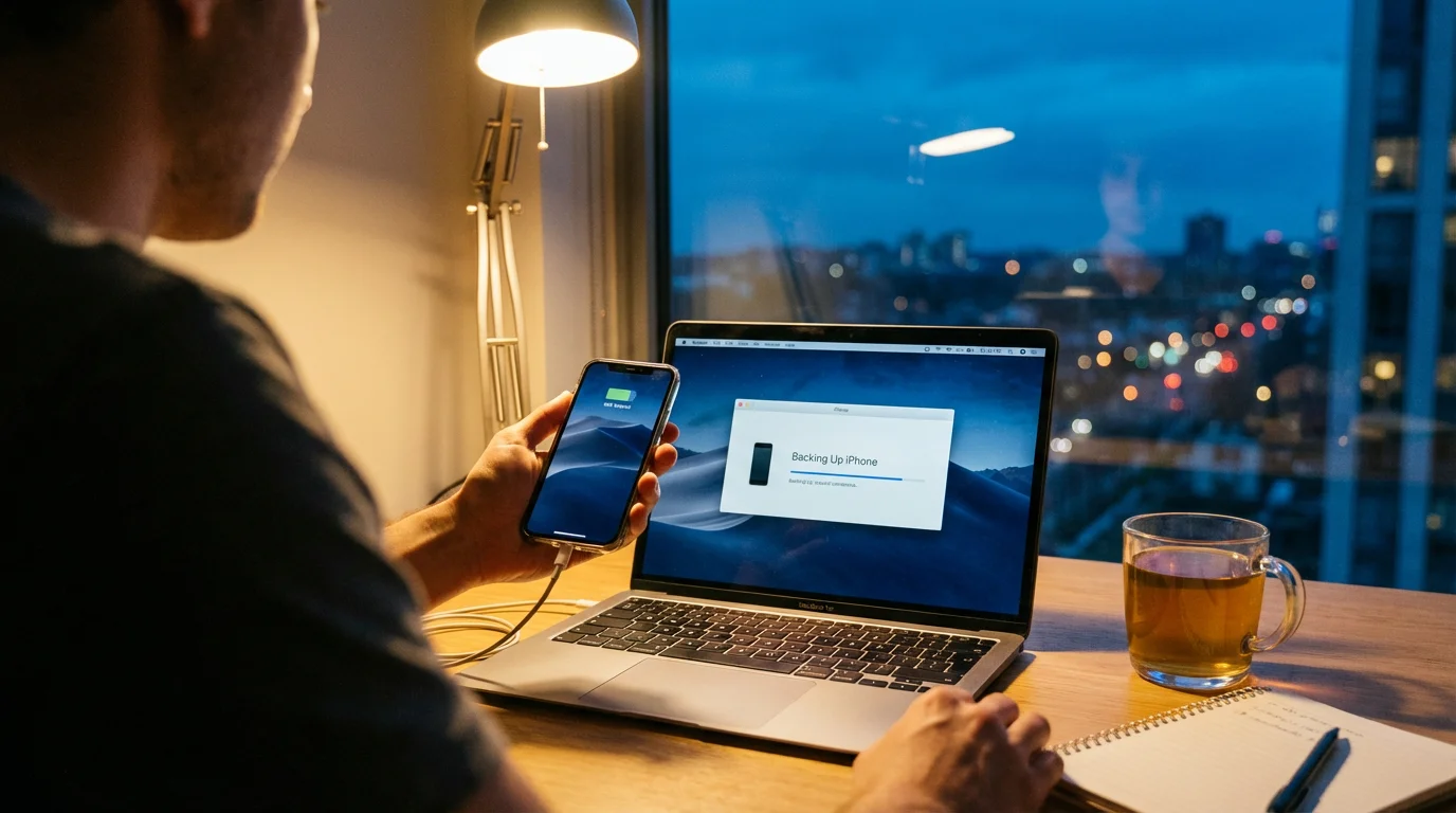 Back Up Your iPhone illustration