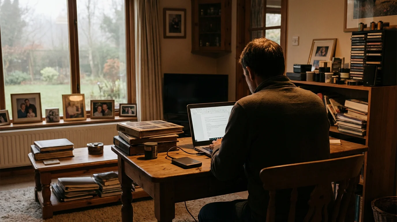 Backing Up Your Precious Memories and Files illustration