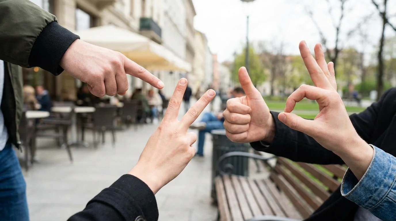 Basic Finger Gestures illustration