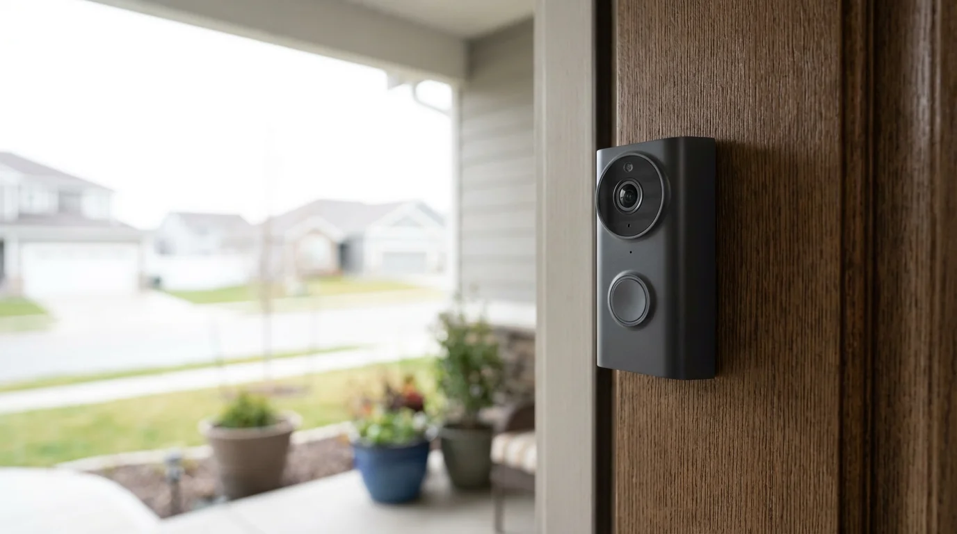 Battery-Powered Video Doorbells illustration