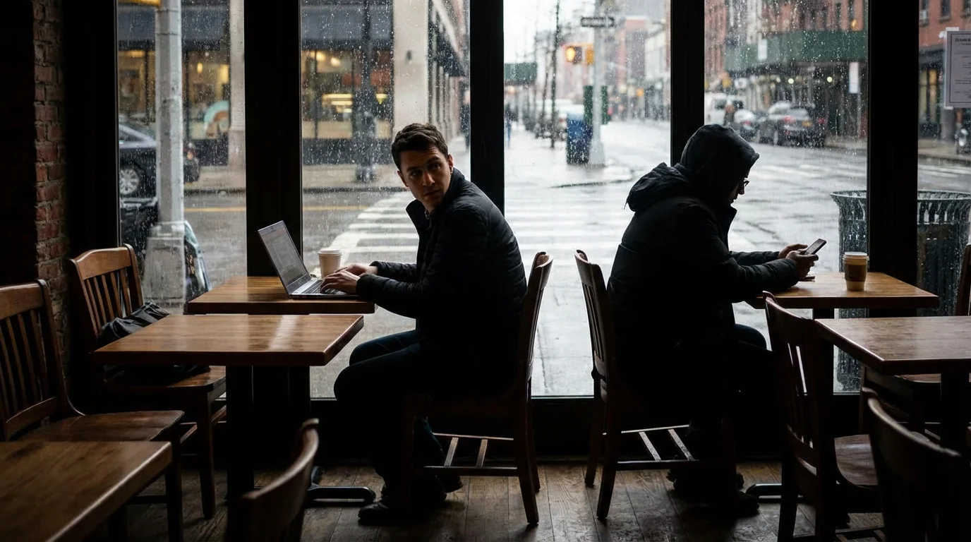 Be Cautious with Public Wi-Fi illustration