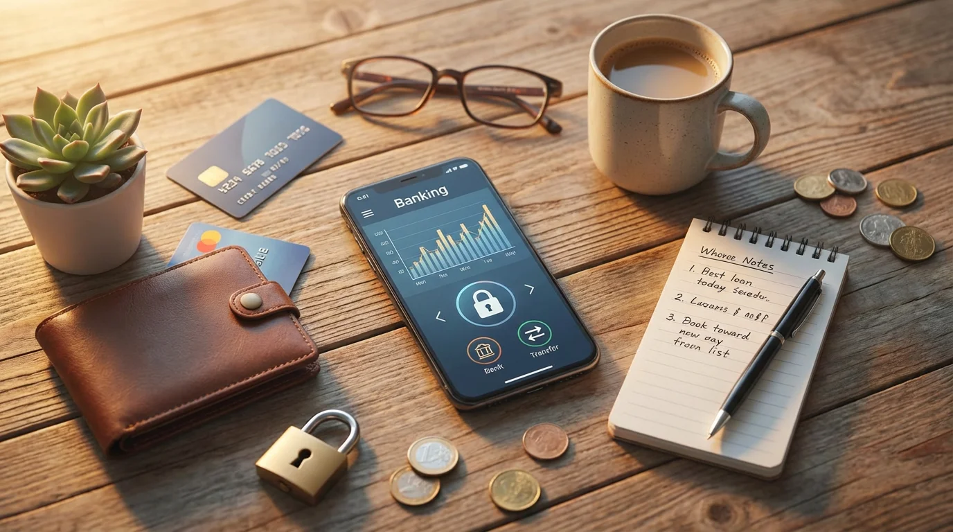 Benefits of Using Your Bank's Mobile App: illustration