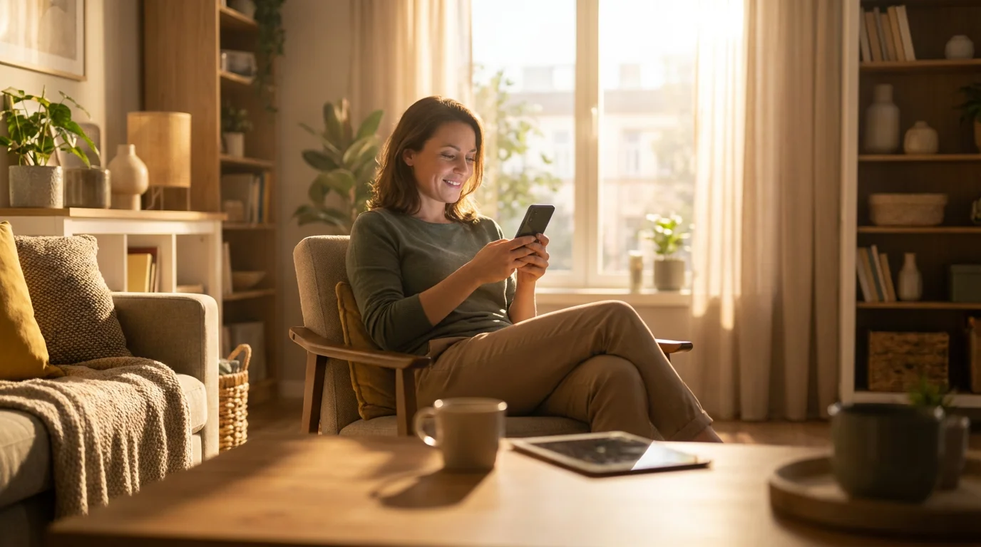 Browsing the Home Feed: illustration