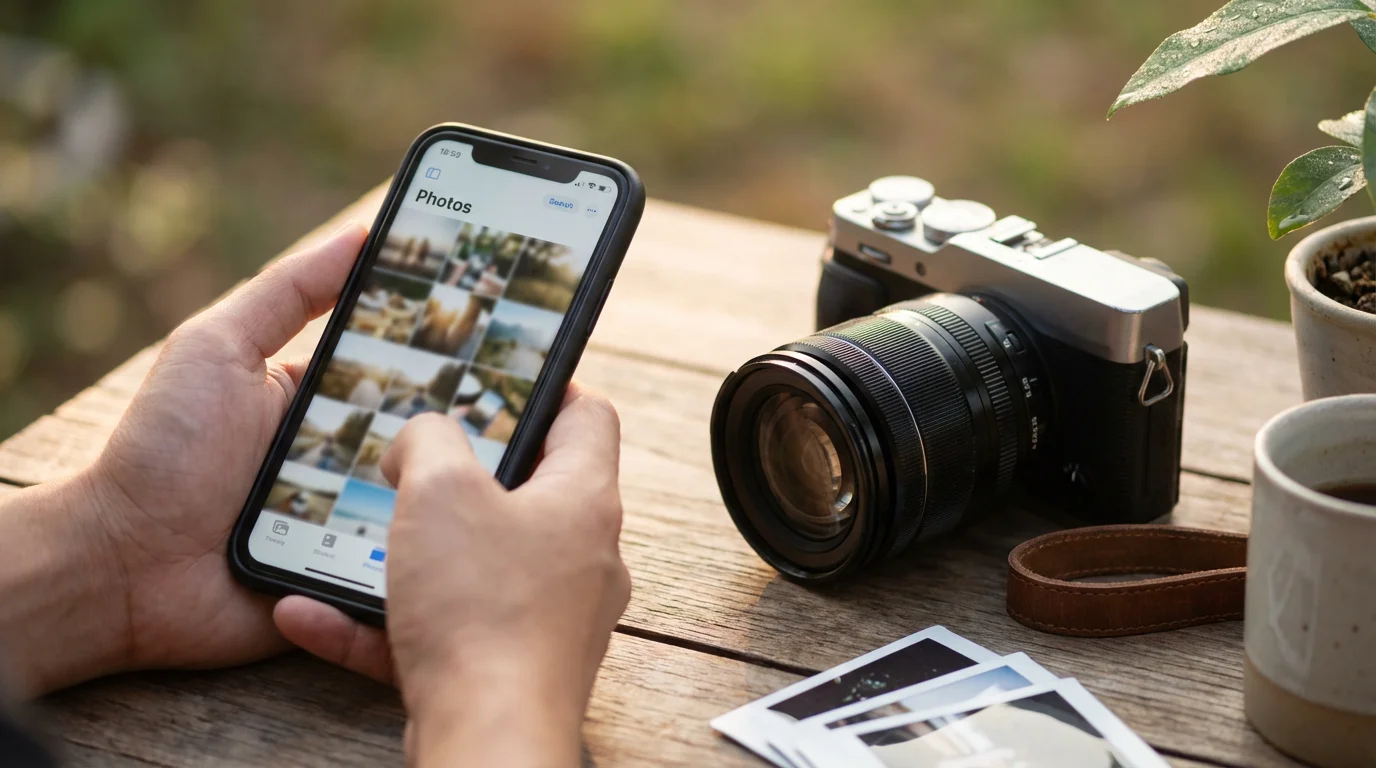 Capturing Memories: Using Your Camera and Photos App illustration