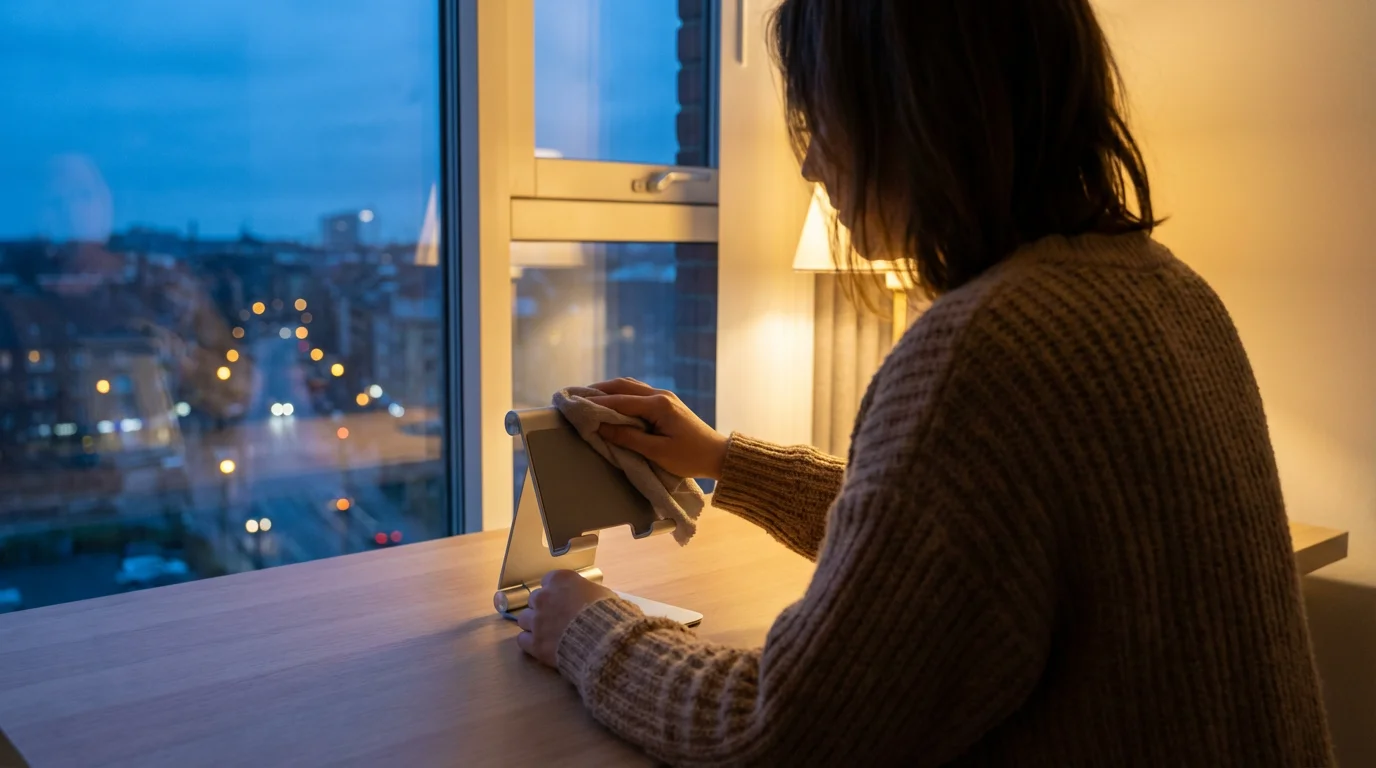 Caring for Your Tablet Stand: illustration