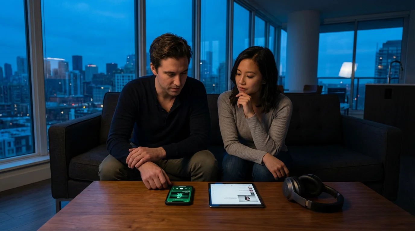 Choosing Between Spotify and Apple Music illustration