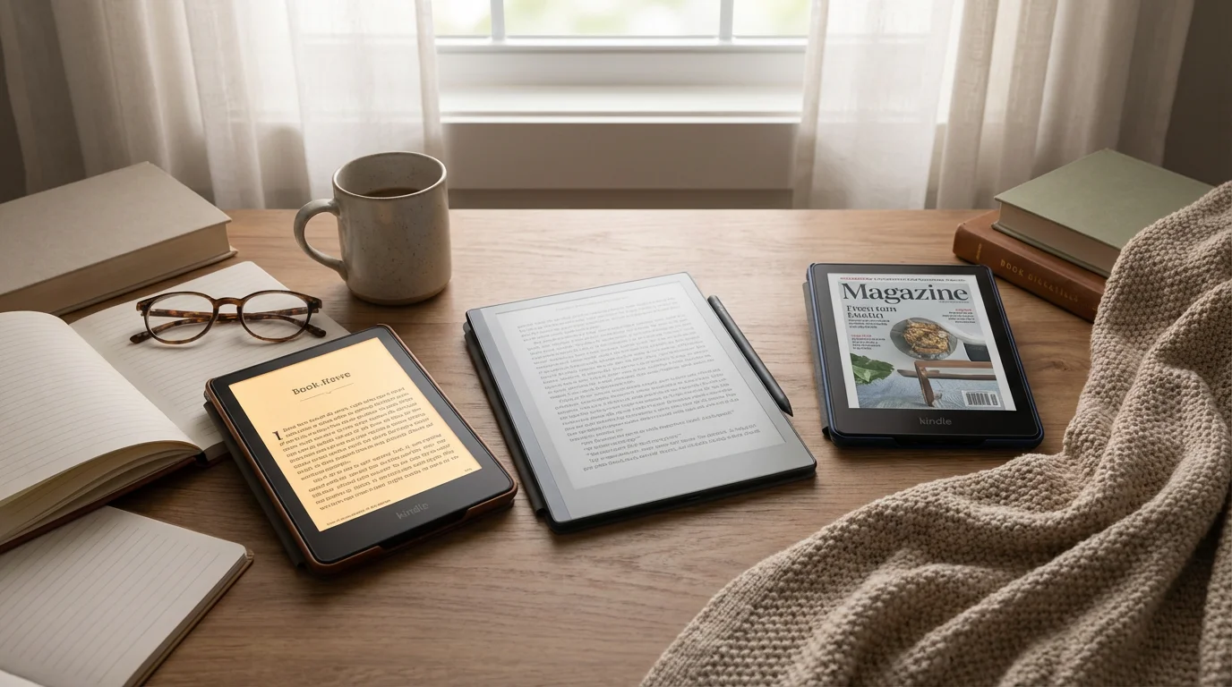 Choosing the Best E-Reader for Your Needs illustration