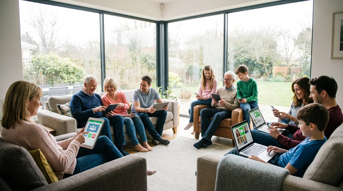 Choosing the Right Group Chat Platform for Your Family illustration