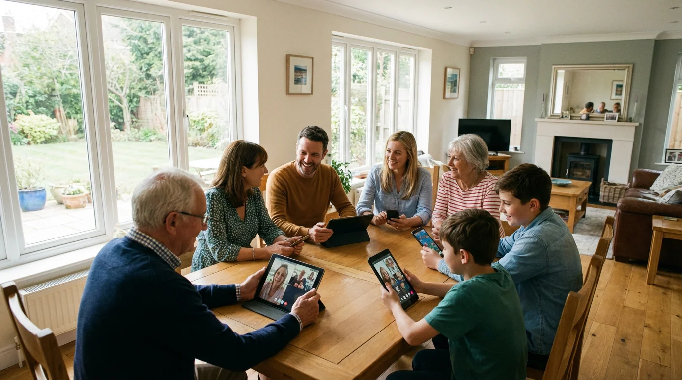 Choosing the Right Video Calling App for Your Family illustration