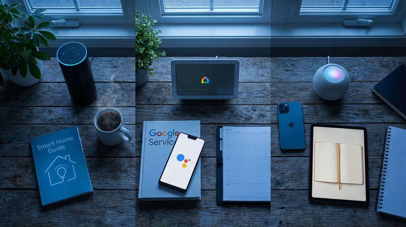 Choosing Your Companion: Alexa, Google Assistant, or Siri? illustration