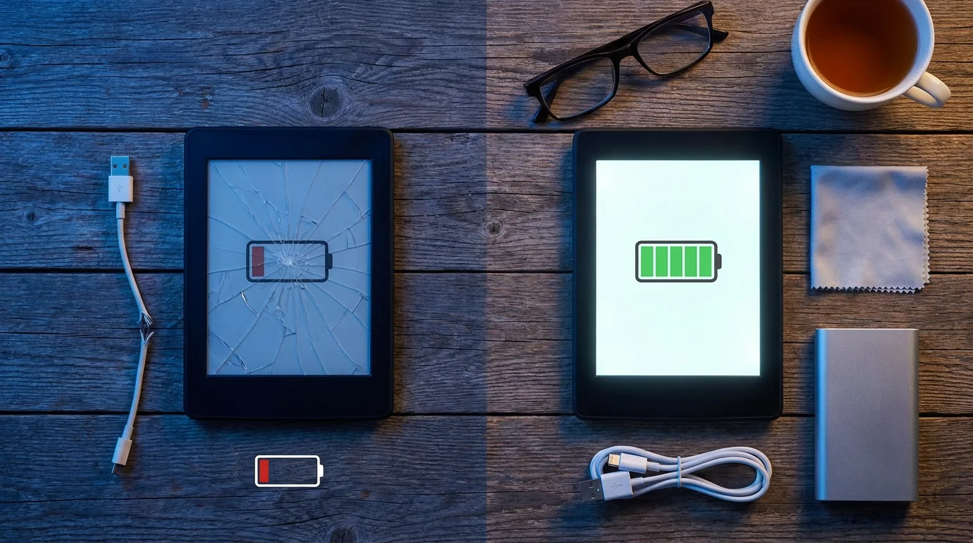 Common E-Reader Issues and Simple Solutions illustration