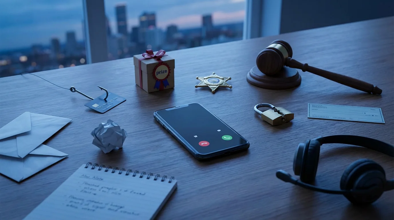 Common Types of Phone Scams to Watch For illustration