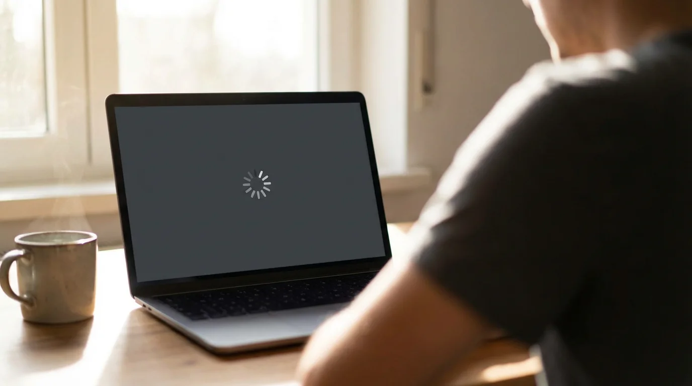 Computer is Stuck During Startup (Loading Screen) illustration