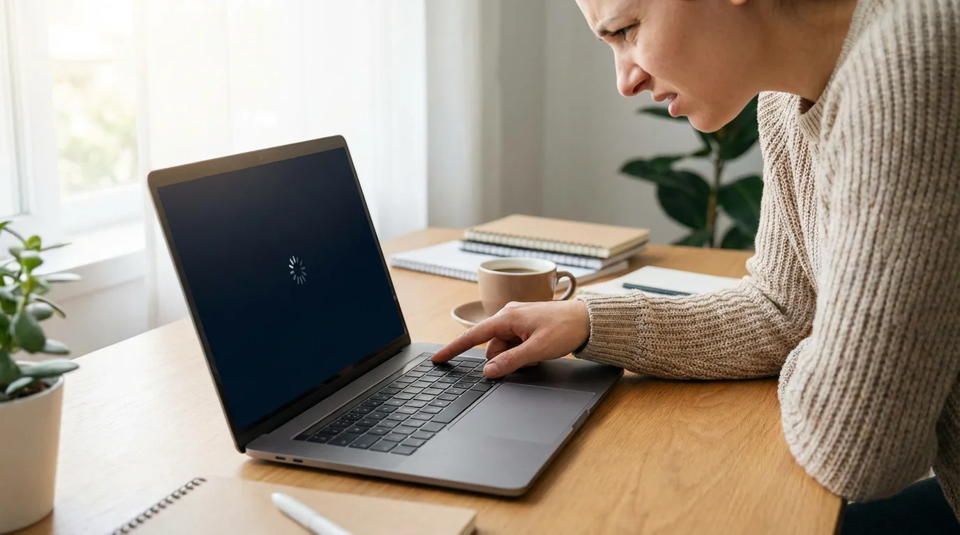 Computer Won't Shut Down illustration