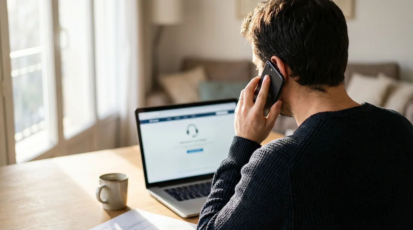 Contacting Customer Service illustration