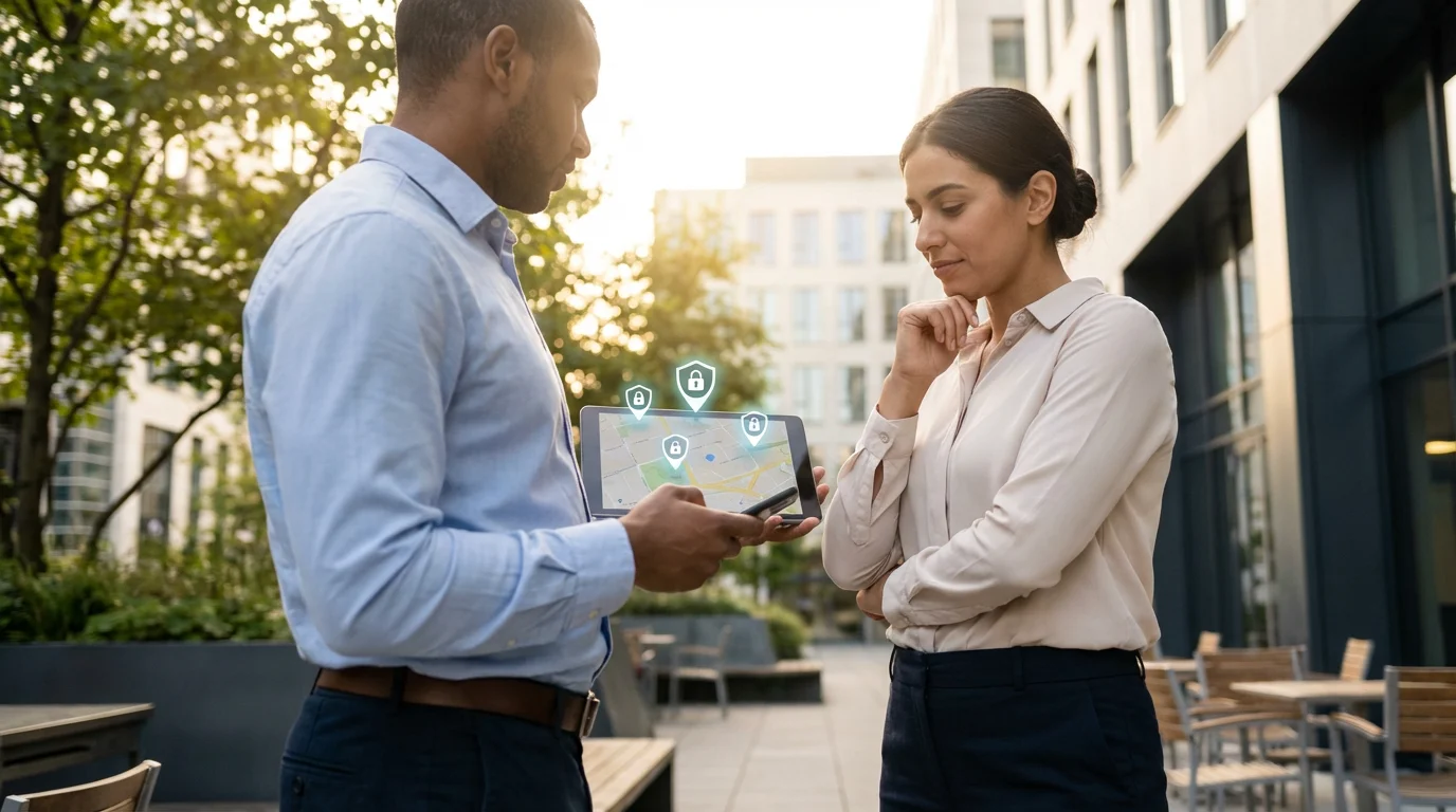 Controlling Location Access: illustration