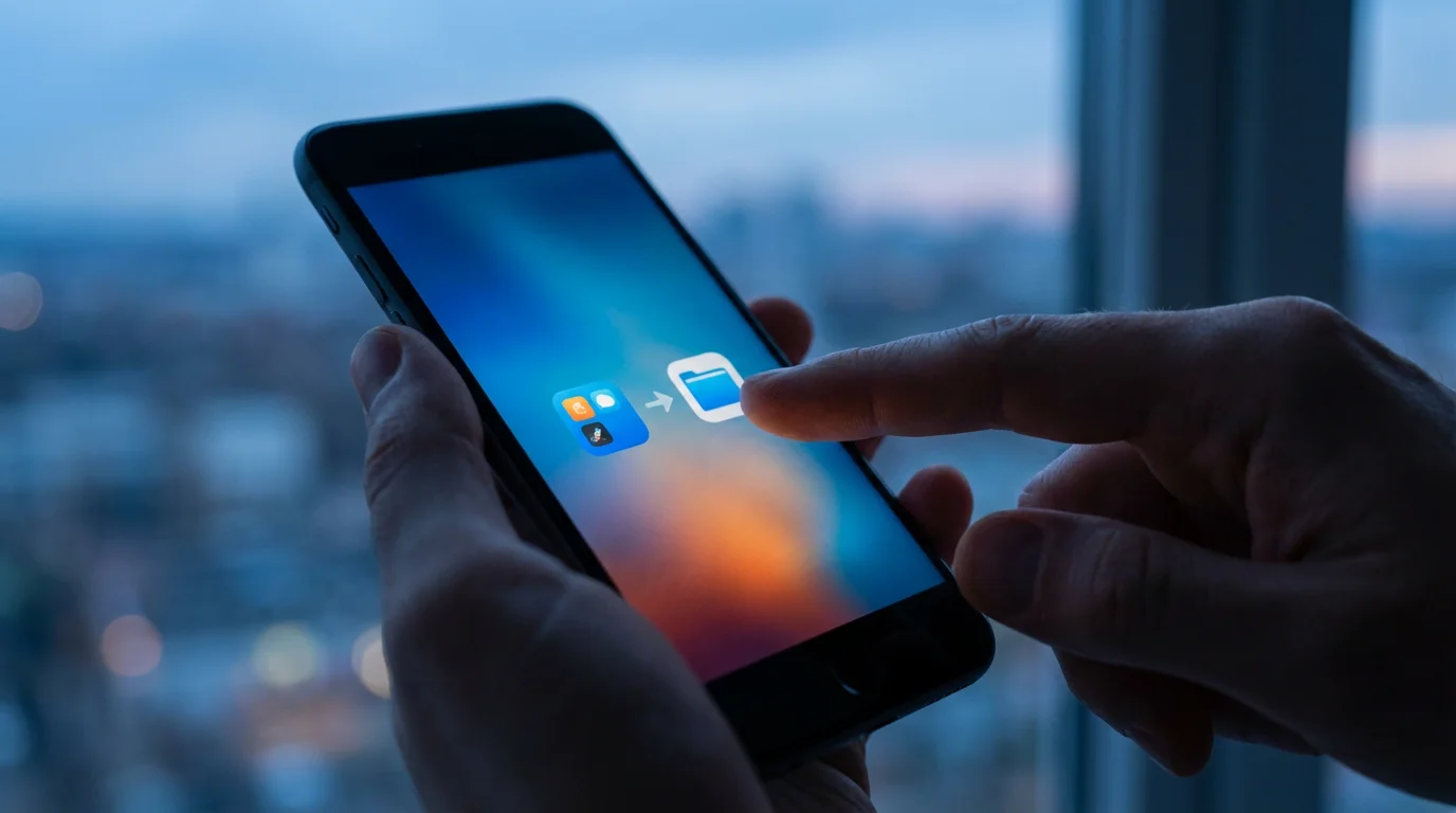 Creating Folders on Android illustration