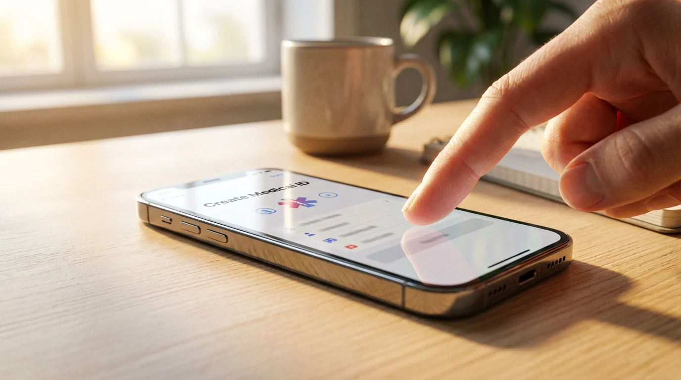 Creating Your Medical ID on iPhone illustration