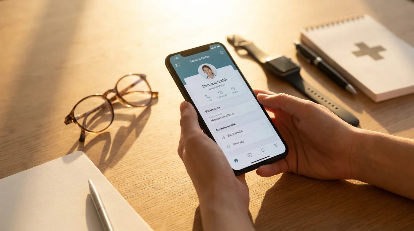 Creating Your Medical Info on Android illustration