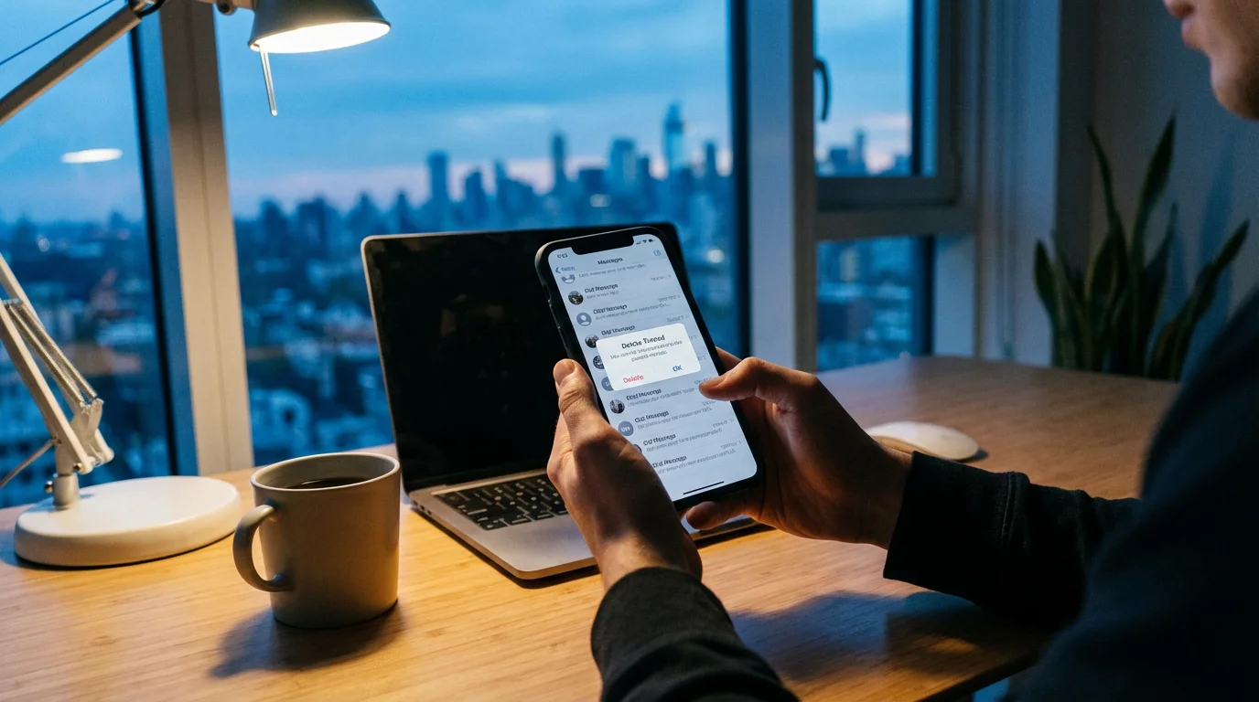 Deleting Old Message Threads illustration
