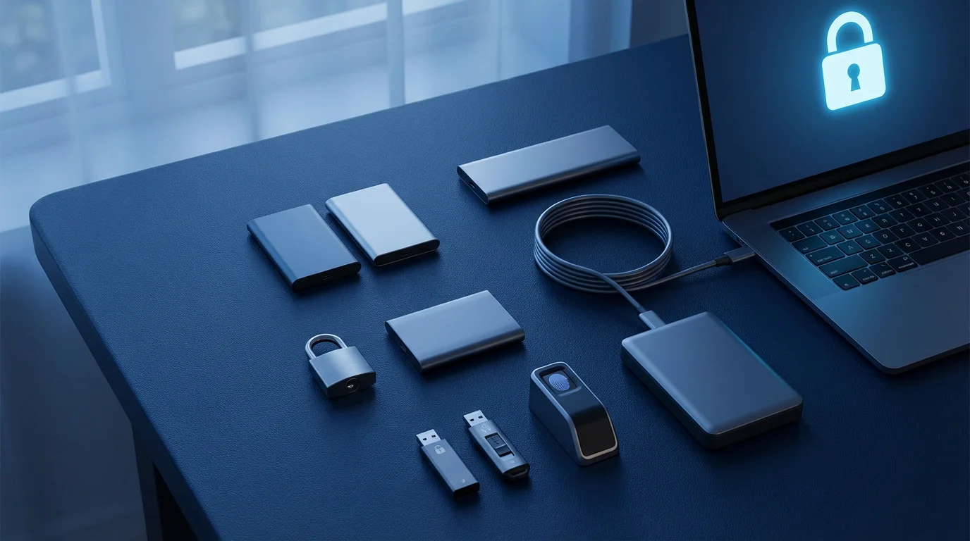 Encryption and Storage illustration