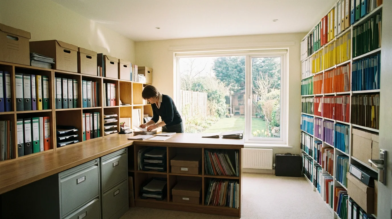 File Management and Folder Organization illustration