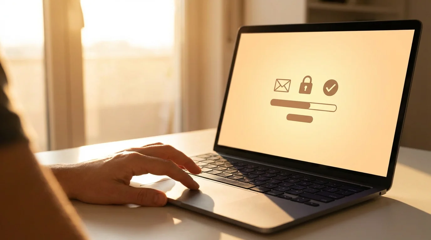 First-Time Login Steps: illustration