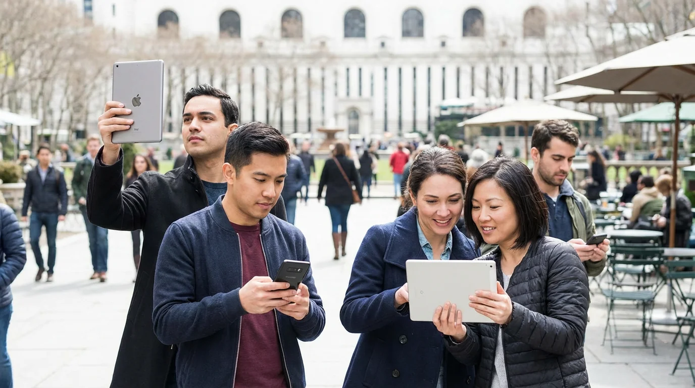 For Phones and Tablets (Apple iOS and Android) illustration