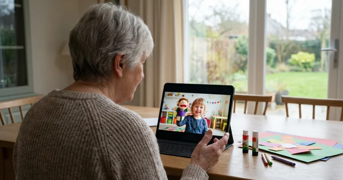 Fun Things to Do with Grandchildren Over Video Call - guide