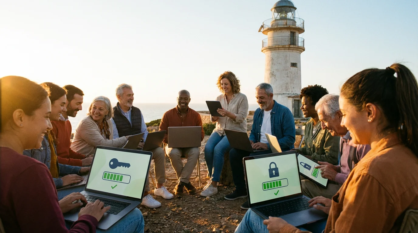 Generating Strong, Secure Passwords for New Accounts illustration