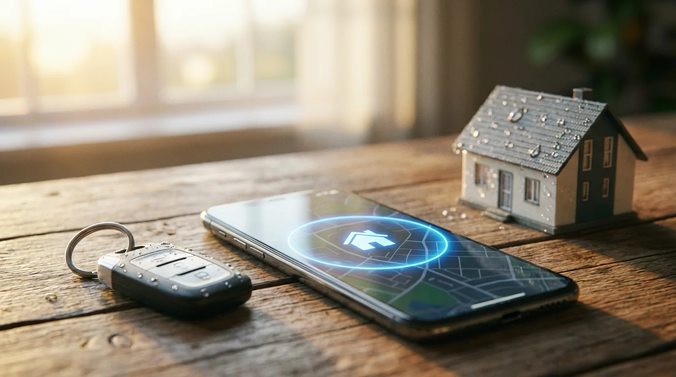 Geofencing (Away/Home Automation) illustration