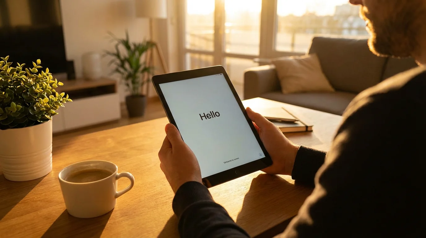 Getting Started: Your iPad's First Steps illustration