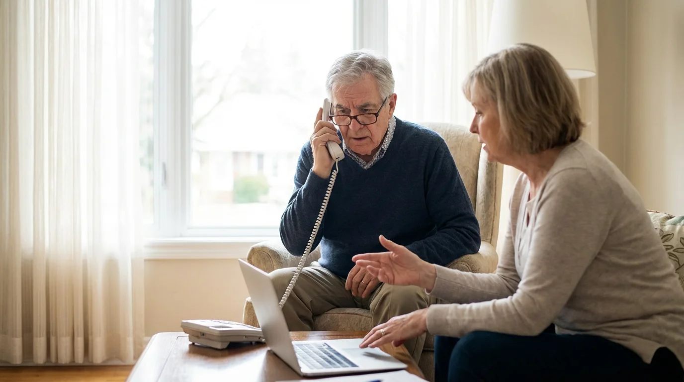 Grandparent Scams illustration