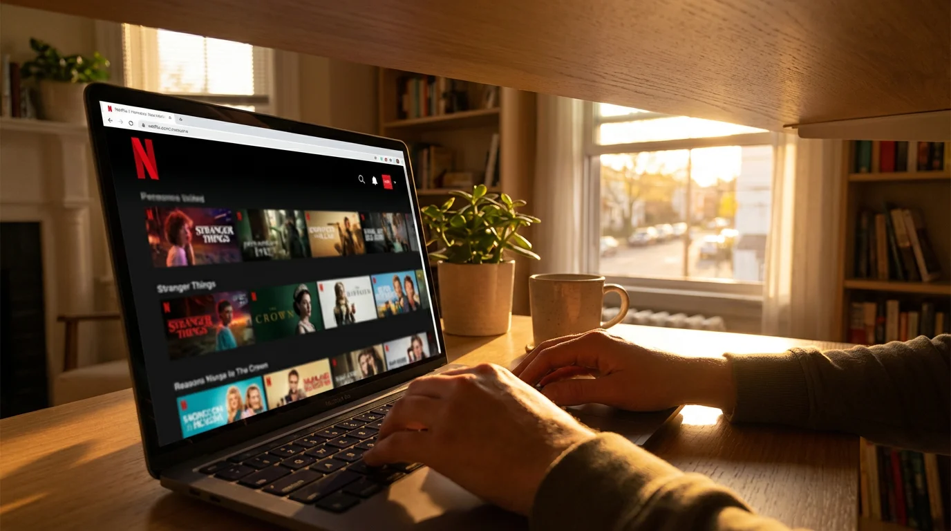 How to Access Netflix on Your Computer (Web Browser) illustration