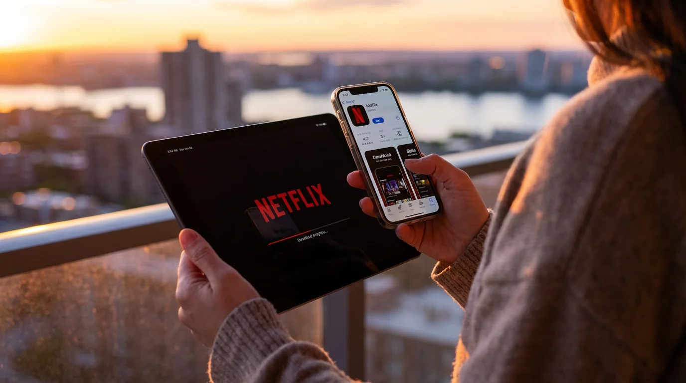 How to Download and Install the Netflix App (Phone/Tablet) illustration